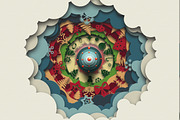 Christmas Kaleidoscope Animated, a Graphic by DesignSomething (Thumbnail 5 of 5)