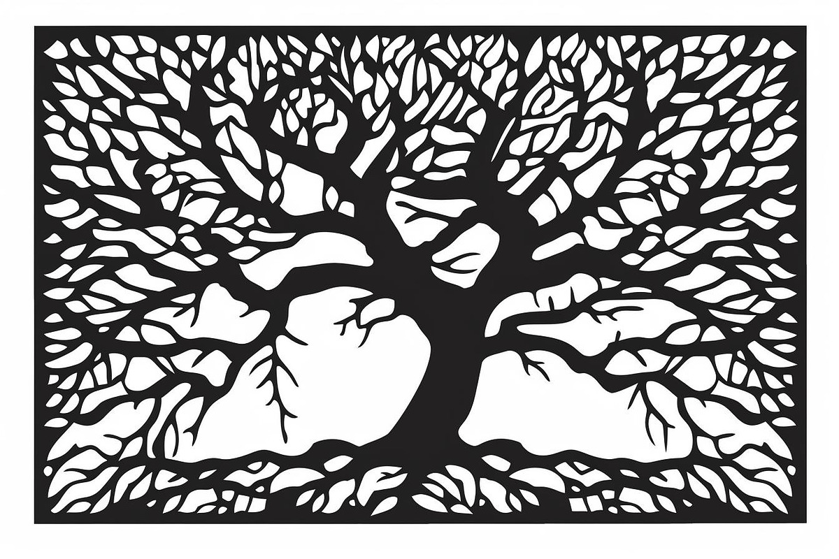 Tree Branch Laser Cut Panel Bundle, a Graphic by jahid234 (Photo 7 of 11)