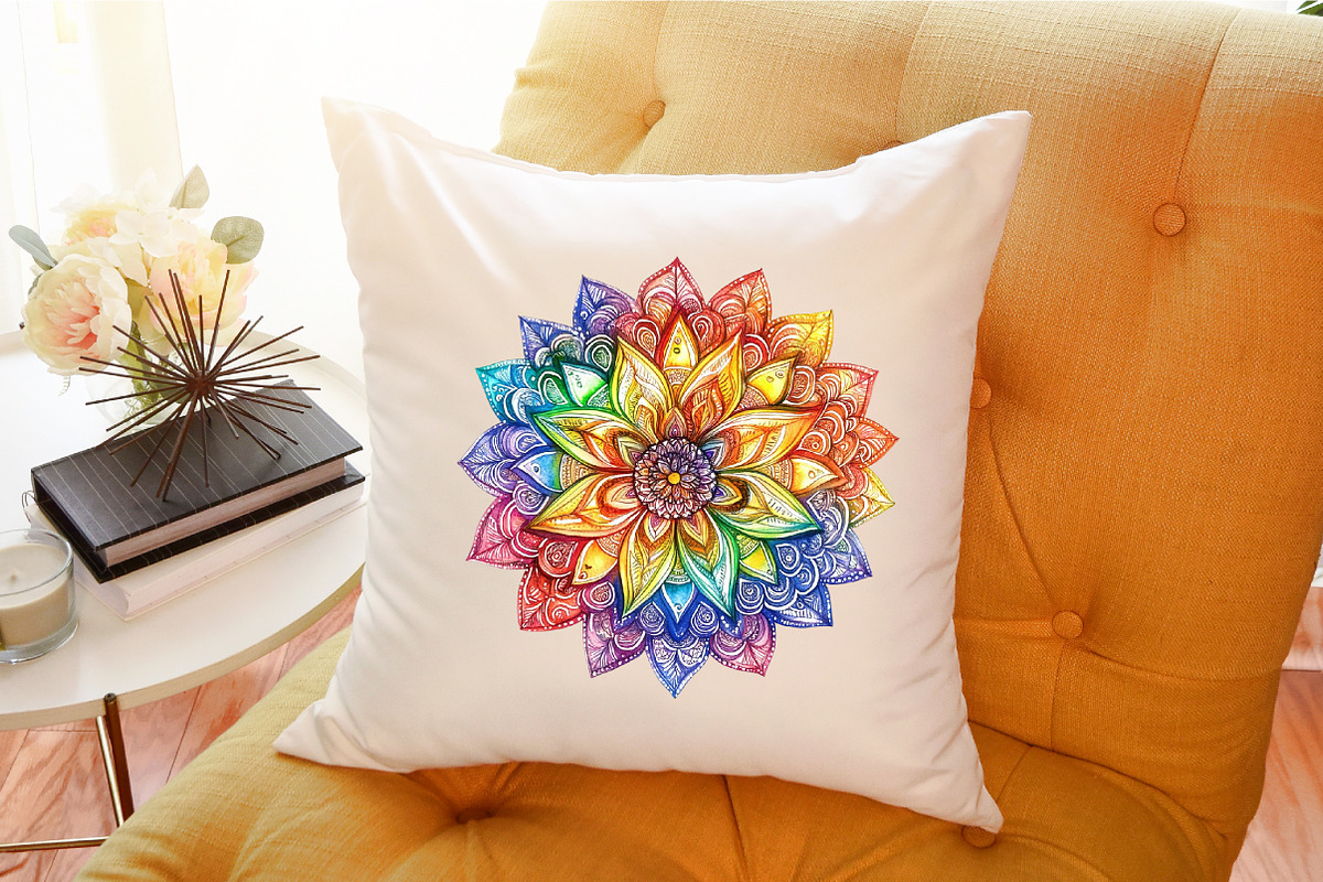 Watercolor Hippie Bundle Clipart, an Illustration by Sublimation Artist (Photo 6 of 6)