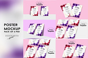 wedding poster Template mock-up, a Print Template by Design with Qurat (Thumbnail 1 of 7)