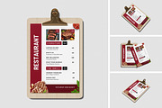 Restaurant Menu Mockup, an Advertising Mockup by swsi-studio (Thumbnail 1 of 5)
