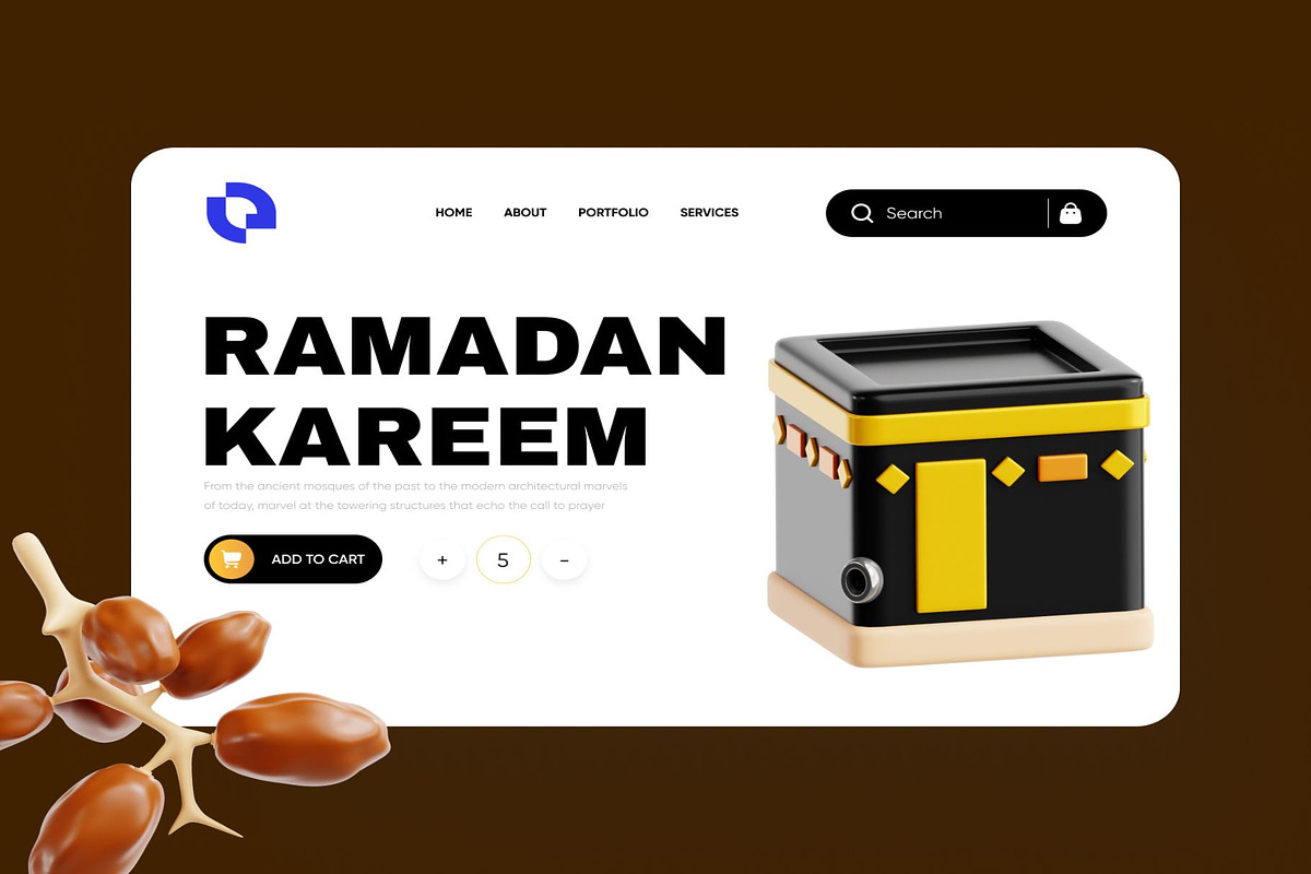 Ramadan Kareem 3D Icon Set, an Object 3D Model by Creative Perspective (Photo 4 of 5)