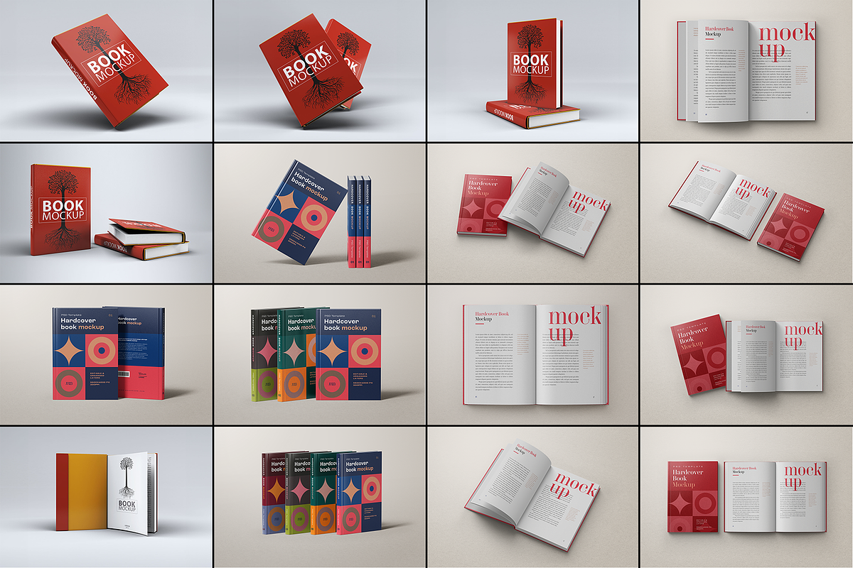 78 BOOK COVER MOCKUPS BUNDLE, a Books & Magazine Mockup by Xtrahive (Photo 5 of 7)