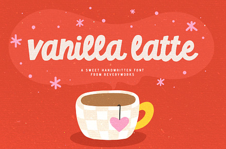 Vanilla Latte Script, a Font by ReveryWorks
