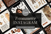 Ecommerce Instagram Templates, a Social Media Template by SwitzerShop (Thumbnail 1 of 6)