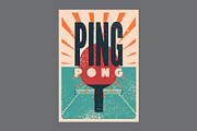 Ping Pong table tennis vector set., a Sport Illustration by PoPaShop (Thumbnail 5 of 10)