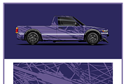 Dynamic Truck Wrap Design, a Work Illustration by CarWrap design (Thumbnail 2 of 3)