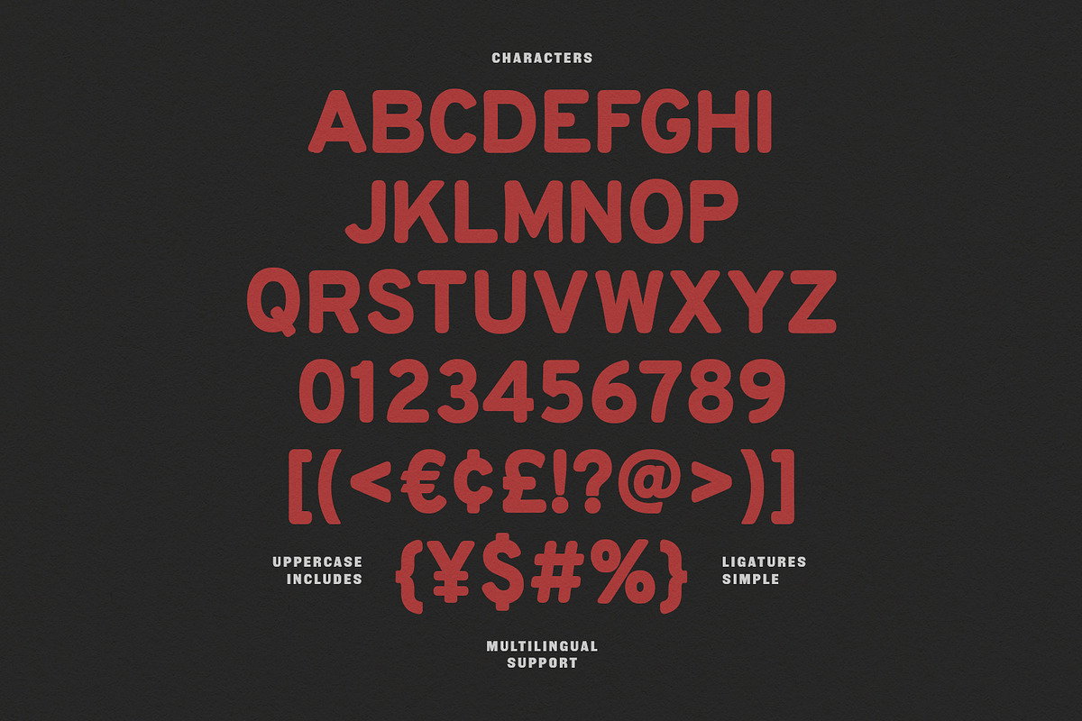 Moord Humon Bold Display Sans Serif, a Sans Serif Font by Maulana Creative (Photo 7 of 7)
