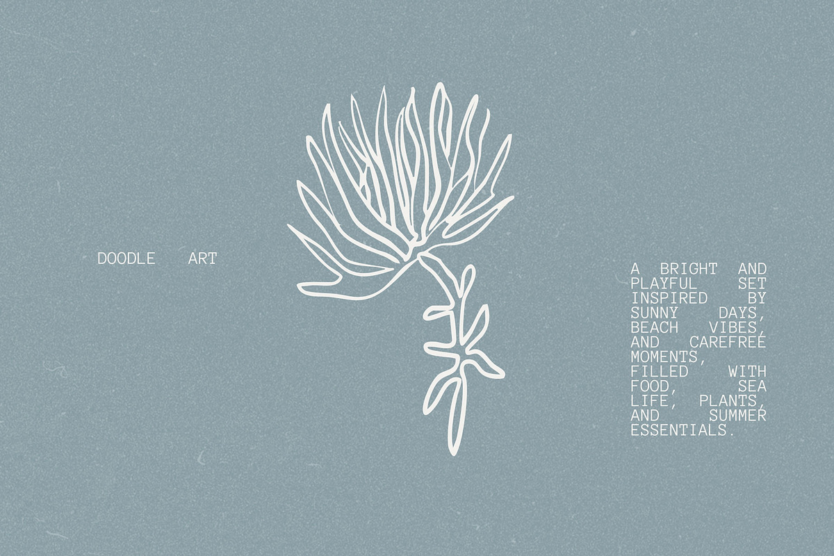 140 + Hand-Drawn Summer Set, an Object Illustration by Veyla (Photo 12 of 16)