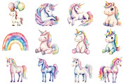 Unicorn Clipart, an Illustration by CitraGraphics (Thumbnail 5 of 5)