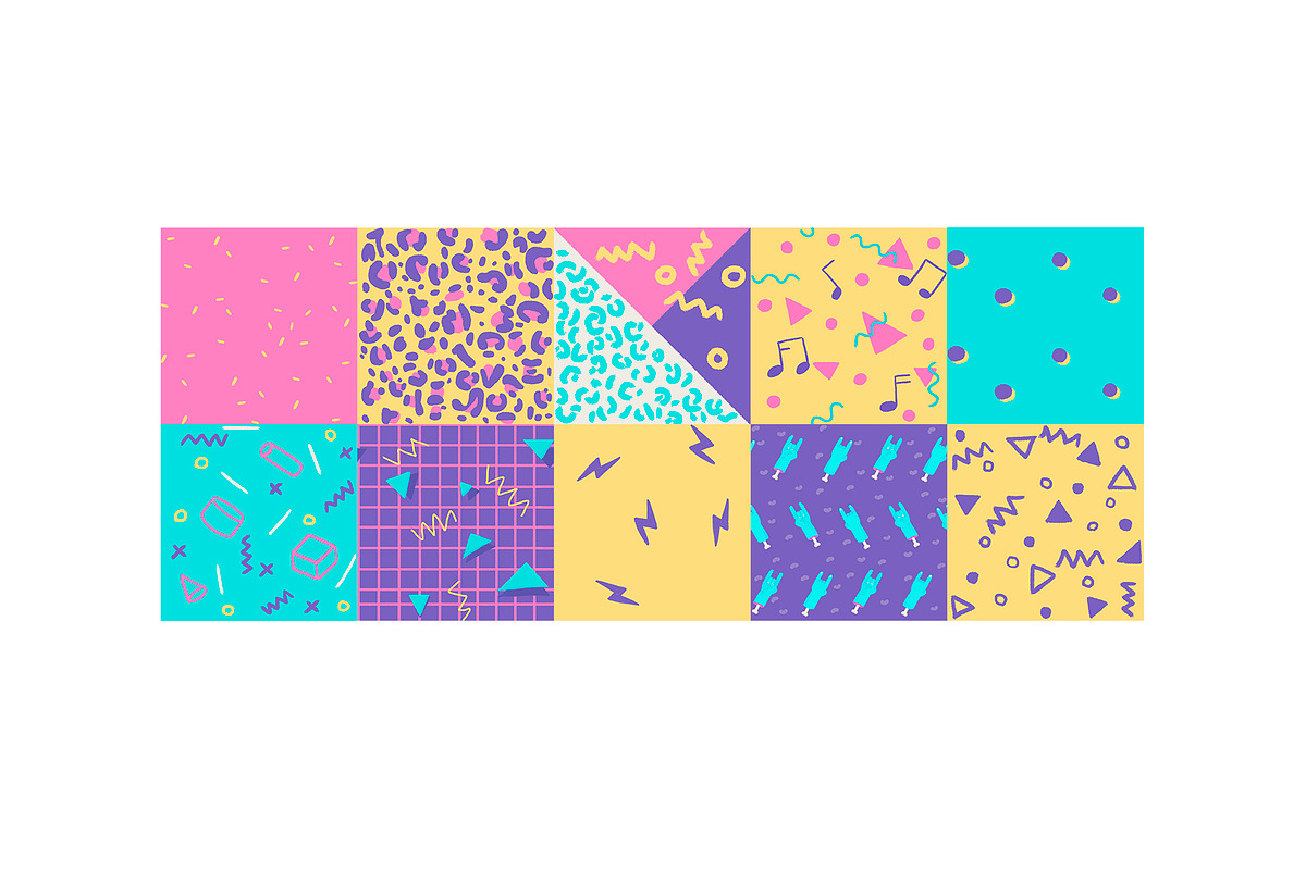 90's seamless patterns, a Graphic by mamormo (Photo 2 of 6)