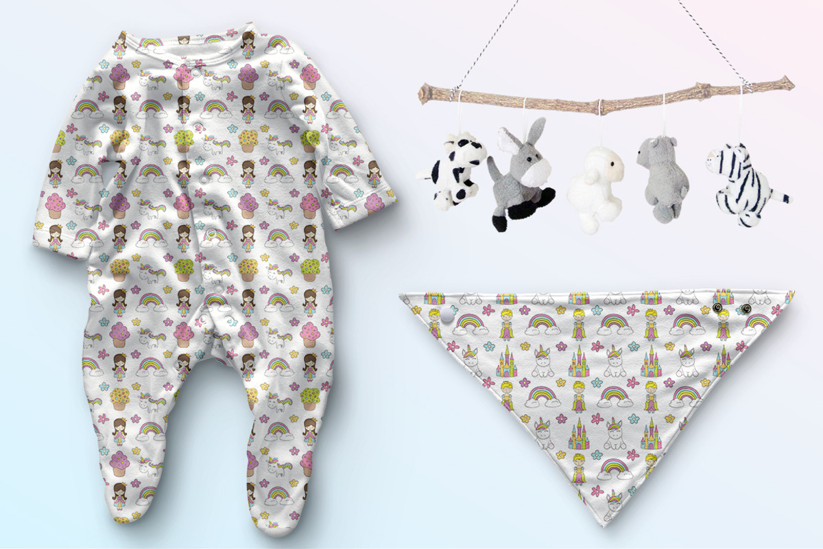 Unicorn 1 - elements and patterns, an Animal Illustration by My Sweet Dreams (Photo 9 of 13)