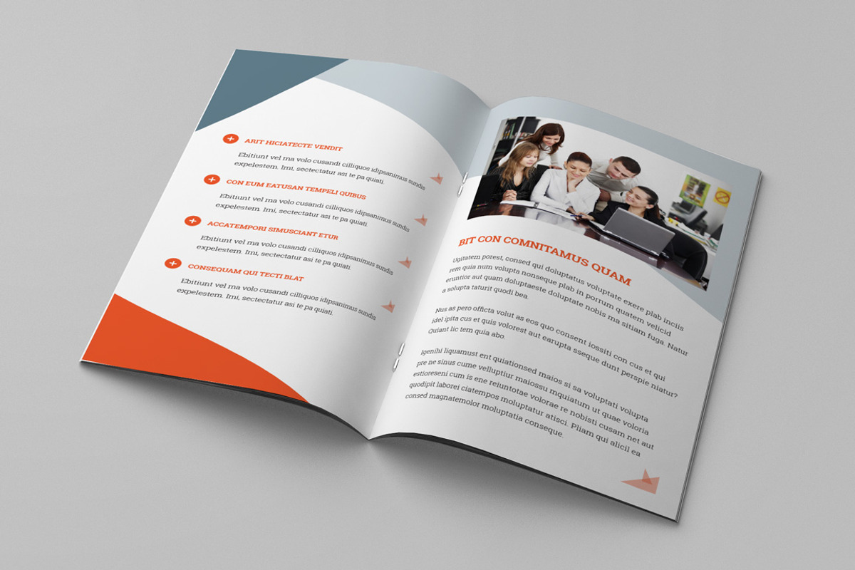 Corporate Bi Fold Brochure, a Brochure Template by Hervat (Photo 3 of 4)