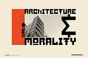 KONSTRUCT - A Block Style Font, a Sans Serif Font by Komet & Flicker (Thumbnail 4 of 15)
