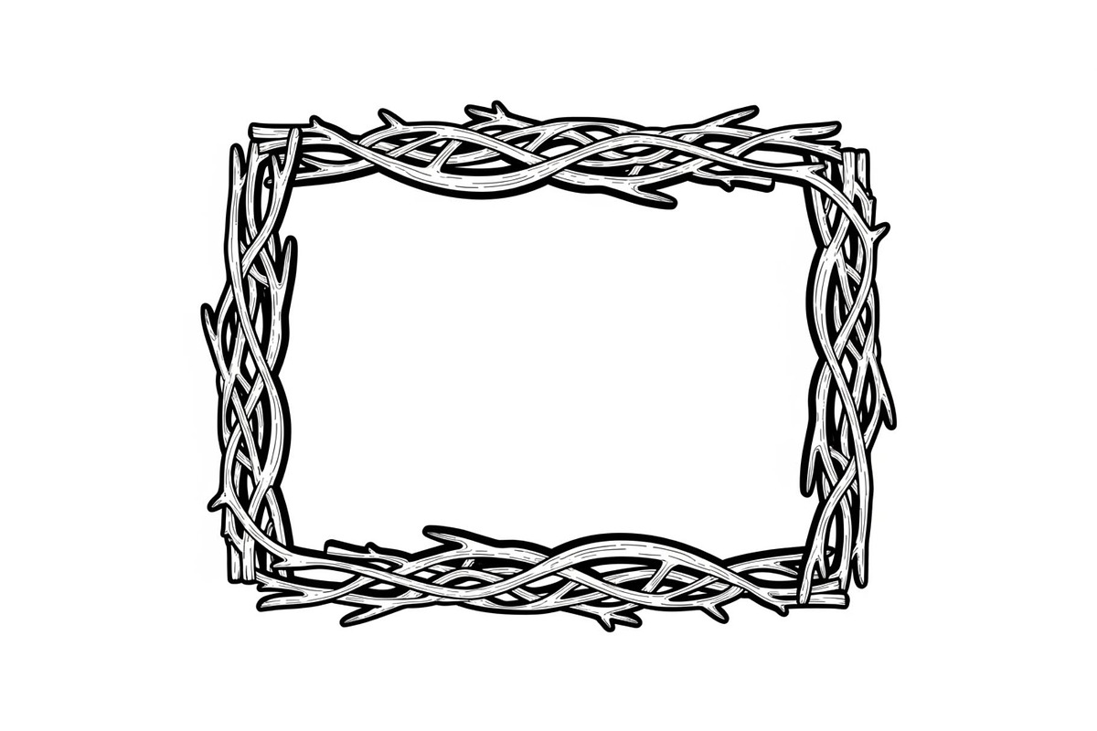 Rustic Rectangle Frame Bundle, an Illustration by Creativeshirt (Photo 34 of 51)
