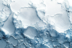An abstract close-up of shimmering blue liquid with bubbles and soft curves, cr, a Background Photo by ImageMir