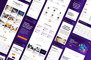 SAAS Website Template in Figma, an UI Kit Template by LoyolDesigns (Thumbnail 4 of 4)