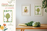 Whimsical Vegetables kit, an Object Graphic by Polli Deeva (Thumbnail 4 of 15)
