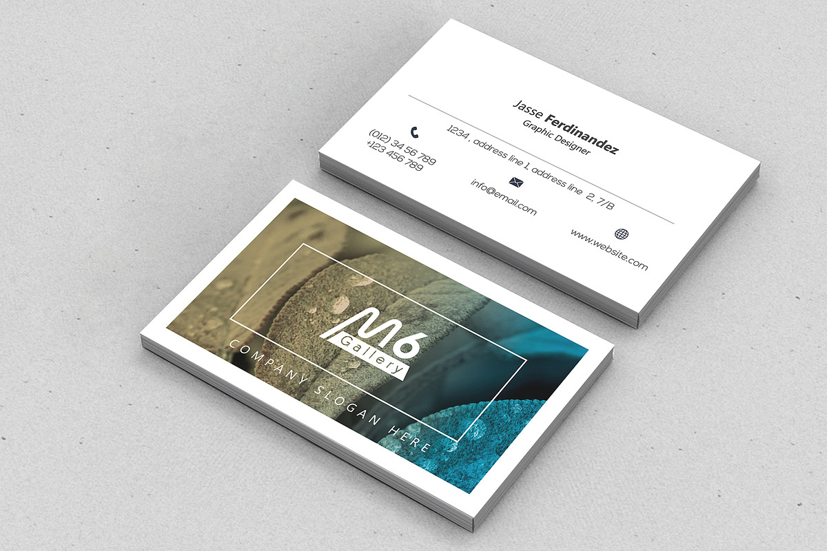 Unique 50 Business Card Bundle, a Business Card Template by M6 Gallery (Photo 39 of 151)