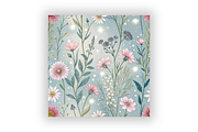Whimsical Magical Wildflower Pattern, a Pattern Graphic by FloridPrintables (Thumbnail 6 of 9)