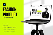 Fashion Product Landing Page, a Landing Page Template by Antstheme (Thumbnail 1 of 2)