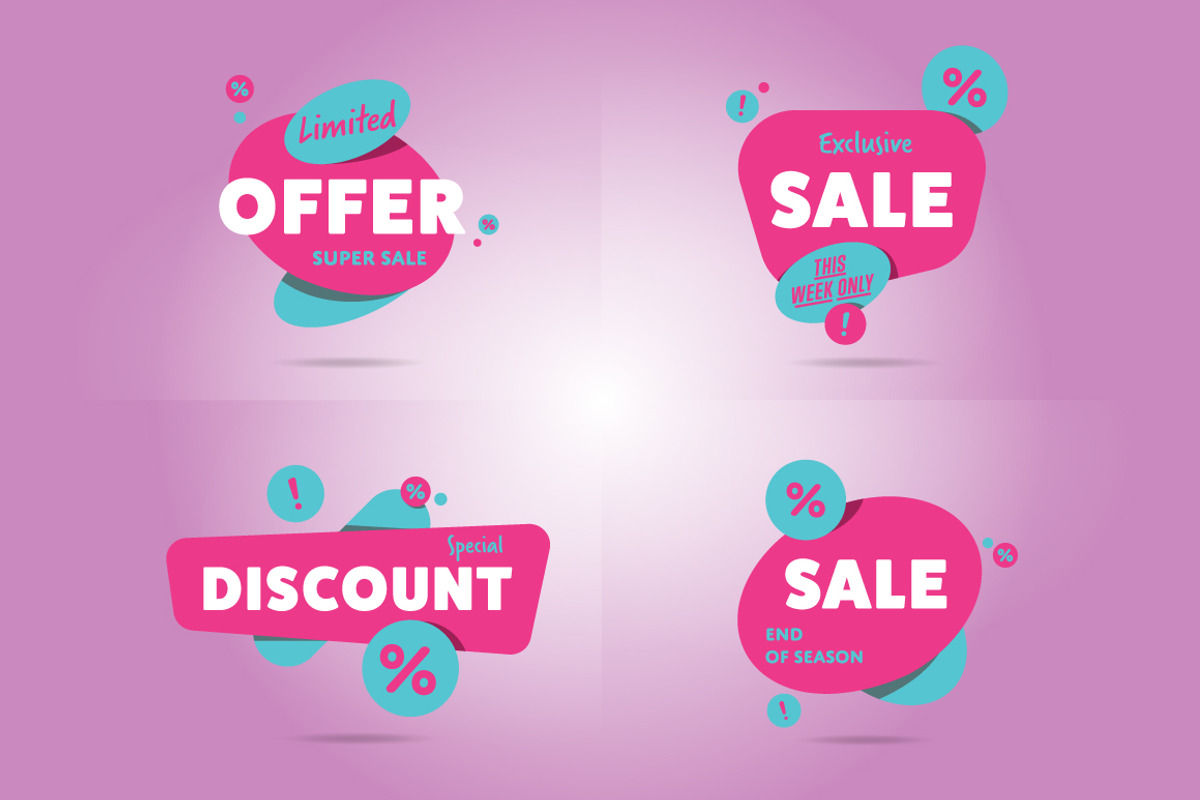 Sale banner and Discount tag kit, a Templates & Theme by Alfazet Chronicles (Photo 5 of 11)