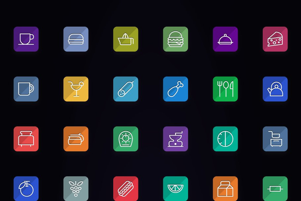 1500+ Flat Icons - Line Icons, an Outline Icon by FlatLineIcons (Photo 7 of 21)