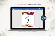 Canva Table Card Template, an Invitation Template by ShineOnWedding (Thumbnail 11 of 11)