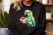 Christmas Birds Sublimation Clipart, an Illustration by DreamCafeArt (Thumbnail 6 of 7)