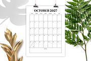 2027 Vertical 8.5x11 Inch Calendar, a Stationery Template by Running With Foxes (Thumbnail 5 of 5)