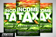 Income Tax Flyer Template, a Flyer Template by XtremeFlyers (Thumbnail 1 of 2)