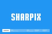 Sharpix - Pixel Font Family, a Sans Serif Font by alpercakici (Thumbnail 1 of 10)