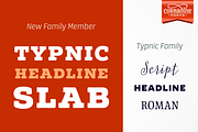 Typnic Headline Slab, a Slab Serif Font by Corradine Fonts (Thumbnail 2 of 5)