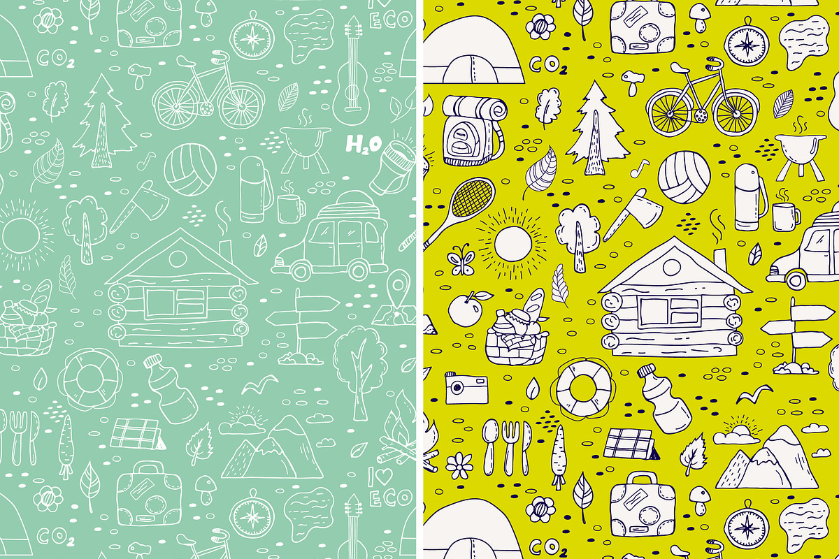 Camping hand drawn element, a Food Illustration by Bosotochka♥Art (Photo 6 of 6)