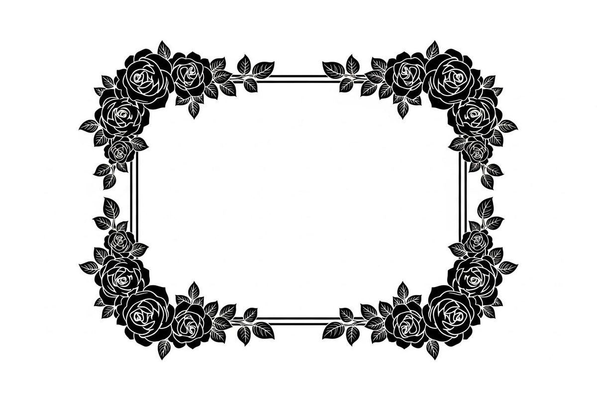 Floral Decorative Frame Vector Bundl, an Illustration by musafir_fashion (Photo 12 of 51)
