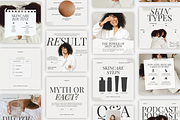 Skin Care Beauty Instagram Templates, a Social Media Template by Aesthetic Design Studio (Thumbnail 8 of 9)