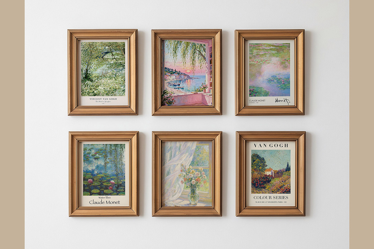 Rustic Frame Mockup Set of 6, a Household Mockup by isjakimockups (Photo 4 of 6)