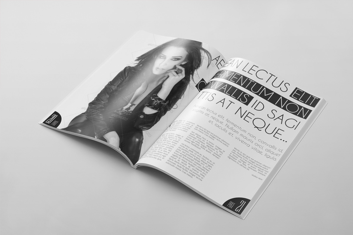 Magazine Template 33, a Magazine Template by pmvch (Photo 6 of 17)