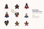 Quilted Christmas Ornaments, an Object Graphic by Caroline Maria (Thumbnail 9 of 12)