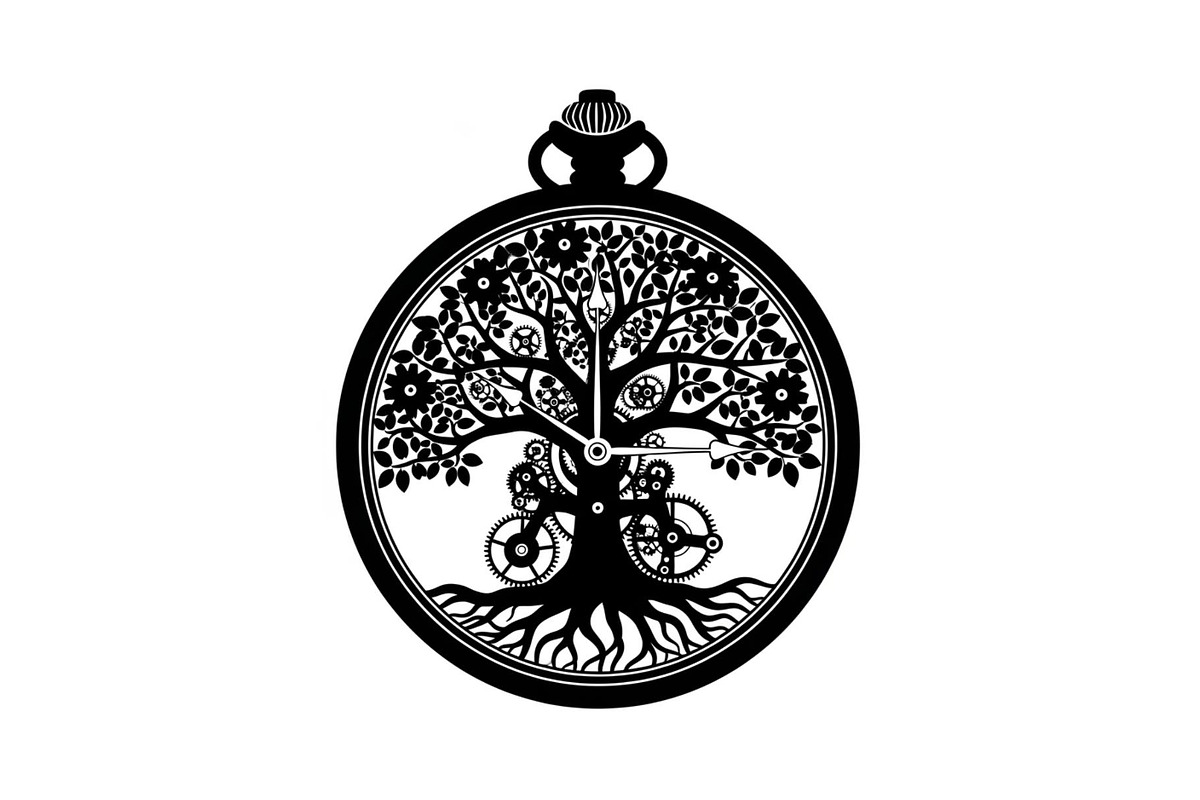Steampunk Tree of Life Symbol Bundle, an Illustration by yasushie (Photo 21 of 31)
