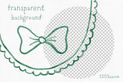 Sage Green Watercolor Bows Frames, a Background Graphic by Solo Art Original (Thumbnail 12 of 14)