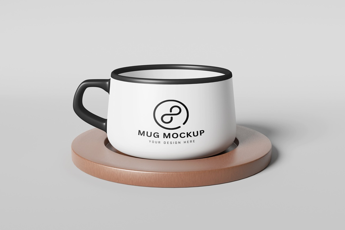 Realistic Mug Mockup, a Cups & Container Mockup by AndikaGraphic (Photo 3 of 5)