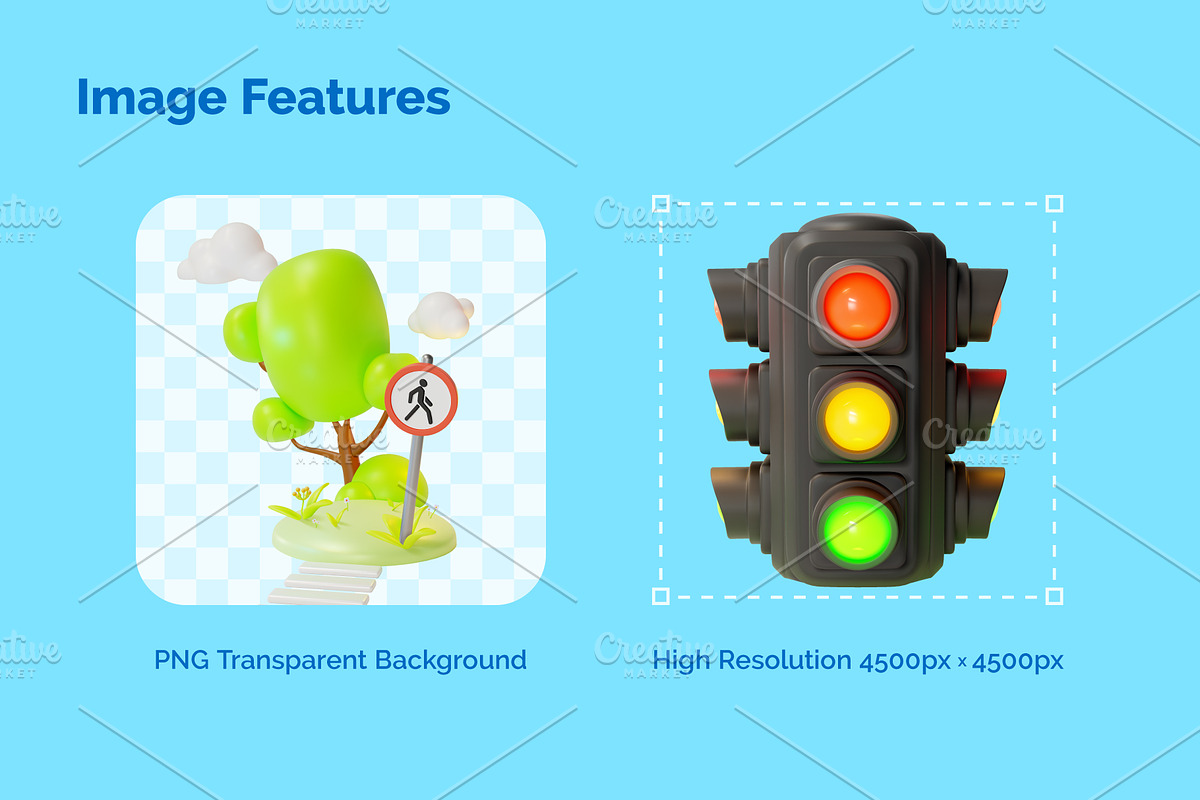 3d Driving  School Illustration Set, a 3D by 35lab (Photo 4 of 6)