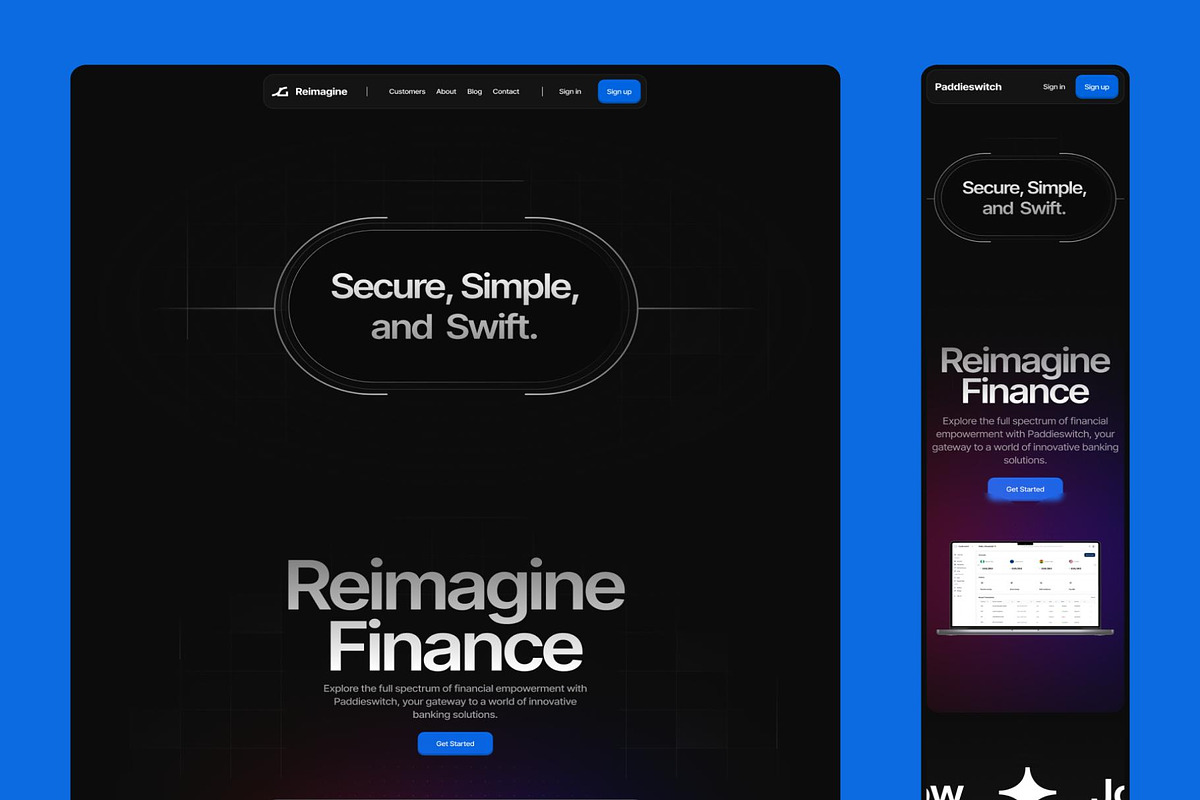 Reimagine Fintech and Saas template, an UI Kit Template by Lumina_ui_ux202 (Photo 8 of 8)