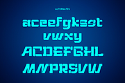 Hightech Font, a Sans Serif Font by Sronstudio (Thumbnail 15 of 15)