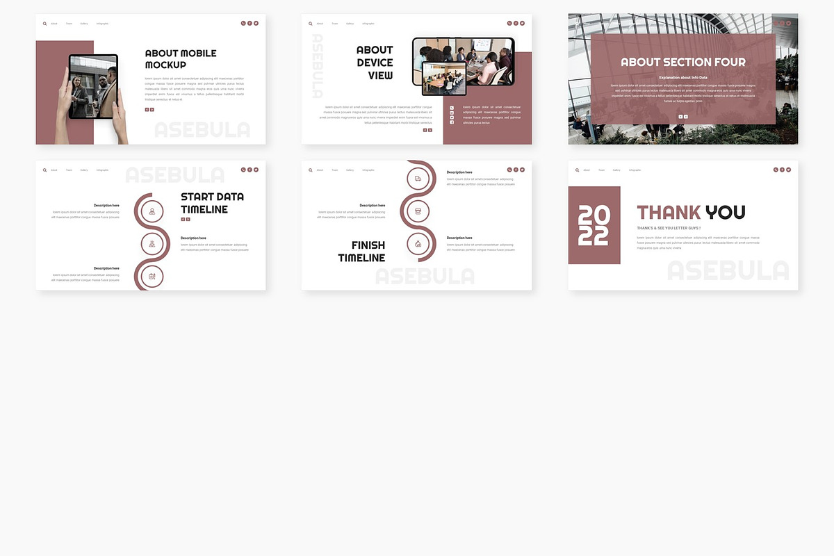 Asebula - Powerpoint Template, a Presentation Template by AQR Studio