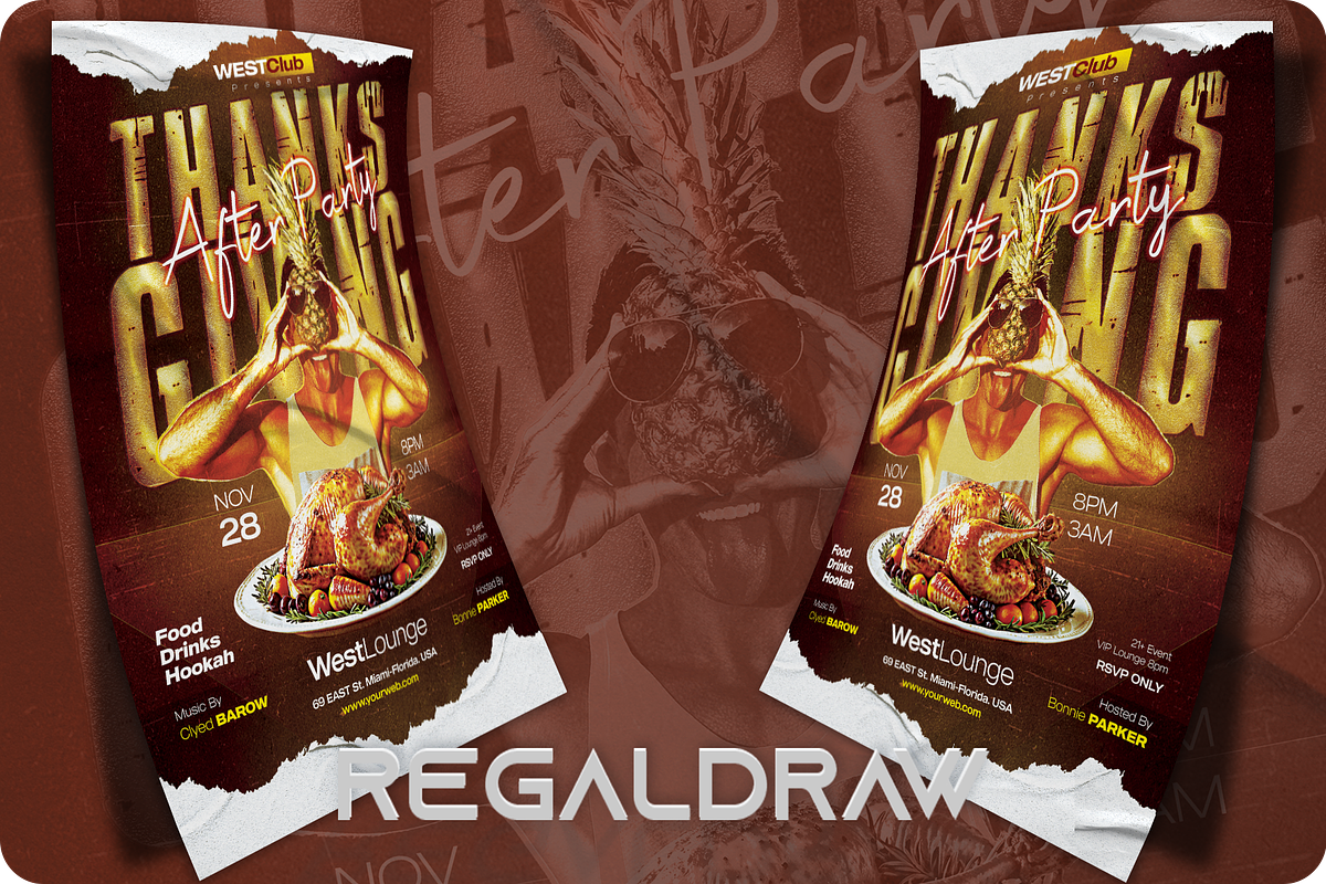 Thanks Giving Flyer, a Flyer Template by regalDRAW (Photo 2 of 3)