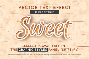 Honey Editable Text Effect