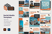 Stone Work Construction, a Social Media Template by kerismaker (Thumbnail 1 of 3)