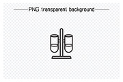 Flask and Test Tube Line Icons Set, an Outline Icon by Designfour (Thumbnail 2 of 7)